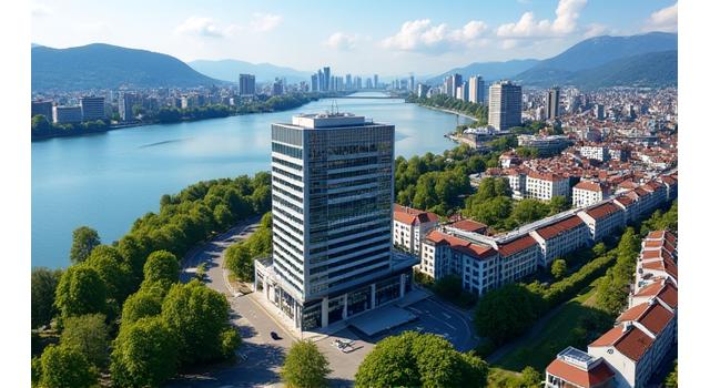 Satellitenansicht des Standorts von Alpenström Aquaculture in Luzern, Schweiz
